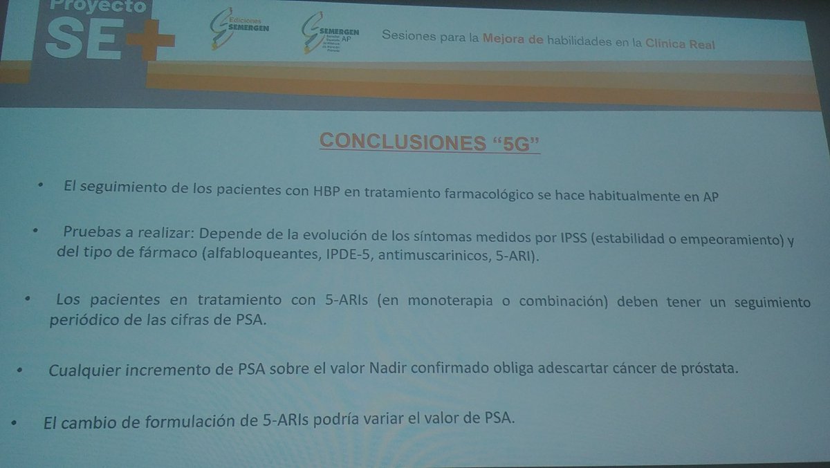 Juan_PeiroM's tweet photo. Criterios de #DERIVACIÓN en #HBP para #AtenciónPrimaria
El #PSA no es indicador de #Cancer sino de cantidad de tejido prostático. ¡¡Un 25% de cáncer de próstata tienen PSA normal!! 
Stop solicitud PSA indiscriminado a >50 asintomáticos si no son grupo de riesgo.
@joanmirpiza https://t.co/BdOL131i7n