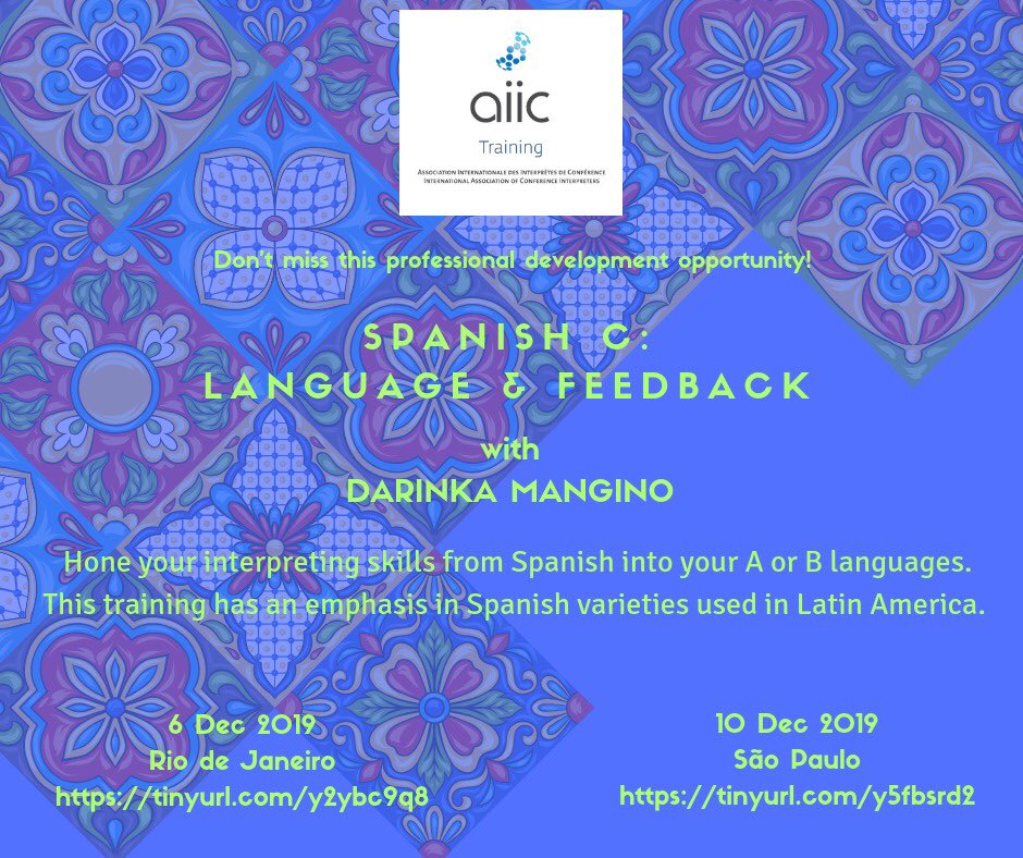dmw_interpreter's tweet image. On my way to Brazil with @MahaElMetwally to give two workshops for @AiicBrasil #SpanishC #Tech4Terps Looking forward to meeting #colleagues!