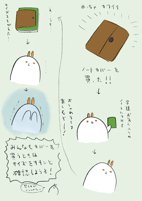 オシャレなノートカバーを買った日記です。 