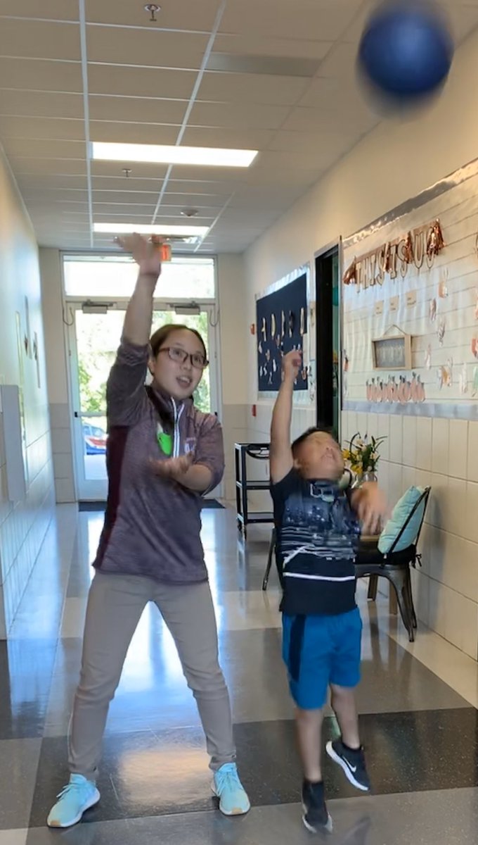 DrLCHape's tweet photo. #APE365Project2019 #TWU PhD observation S assists w #basketball #shootingtechnique. Loved t connection! Attempting to change from #grannyshooting to #regulationshooting! #Form matters! https://t.co/1AOAbLlZ5L