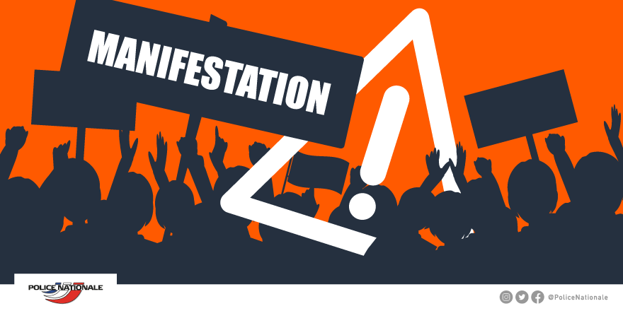 PoliceNat30's tweet photo. [#Manifestation] 5 Dec à #Nimes
🔴Rassemblement Av Jean Jaurès angle rue de la République. 🔴Circulation coupée sur l'avenue Jean Jaures, dans les deux sens.
#EvitezLeSecteur, circulation difficile. https://t.co/wdkZrDGcCh