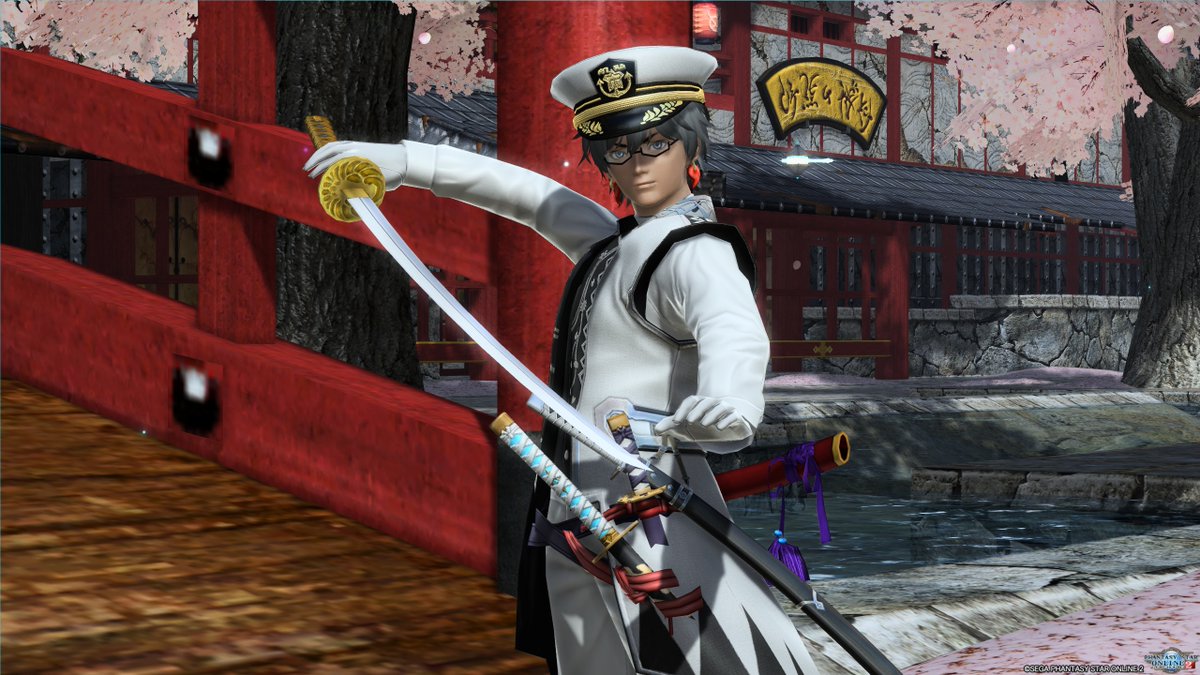 グティエレス ソード対応の刀迷彩を使うと さながら牙突の様に W Pso2