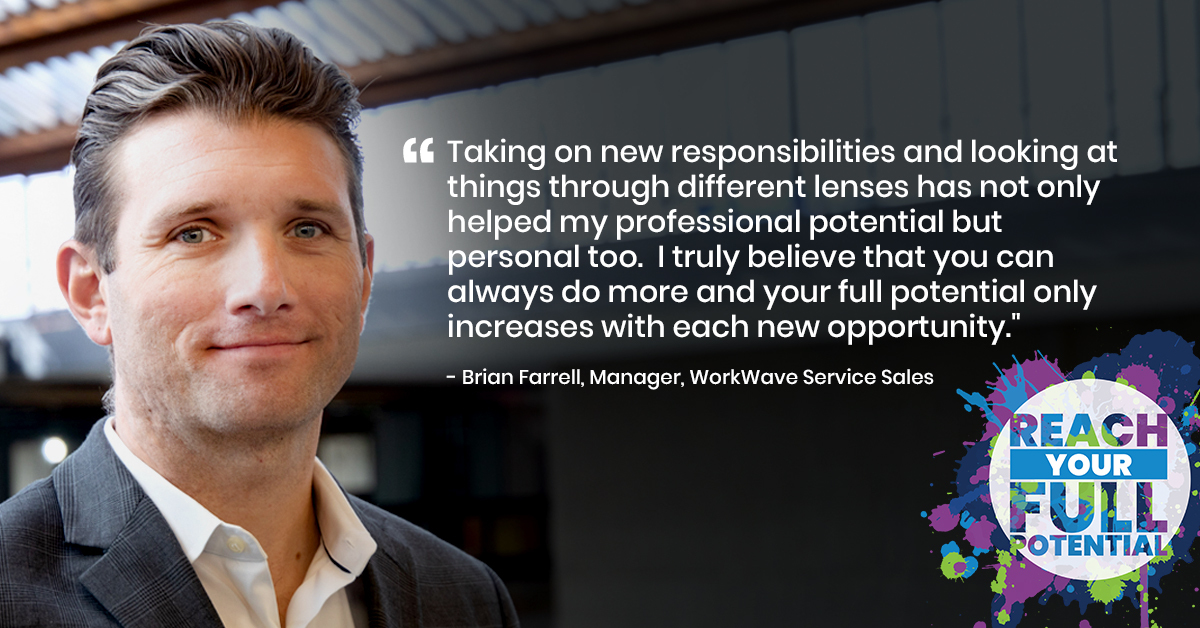 Workwave's tweet photo. Reaching your full potential is dynamic because it changes with each new opportunity. For Brian, our #WorkWave Service Sales Manager, it is less reaching and more about evolving as a person.

#growwithworkwave #nowhiring #techjobs https://t.co/1BeKIYVaZx