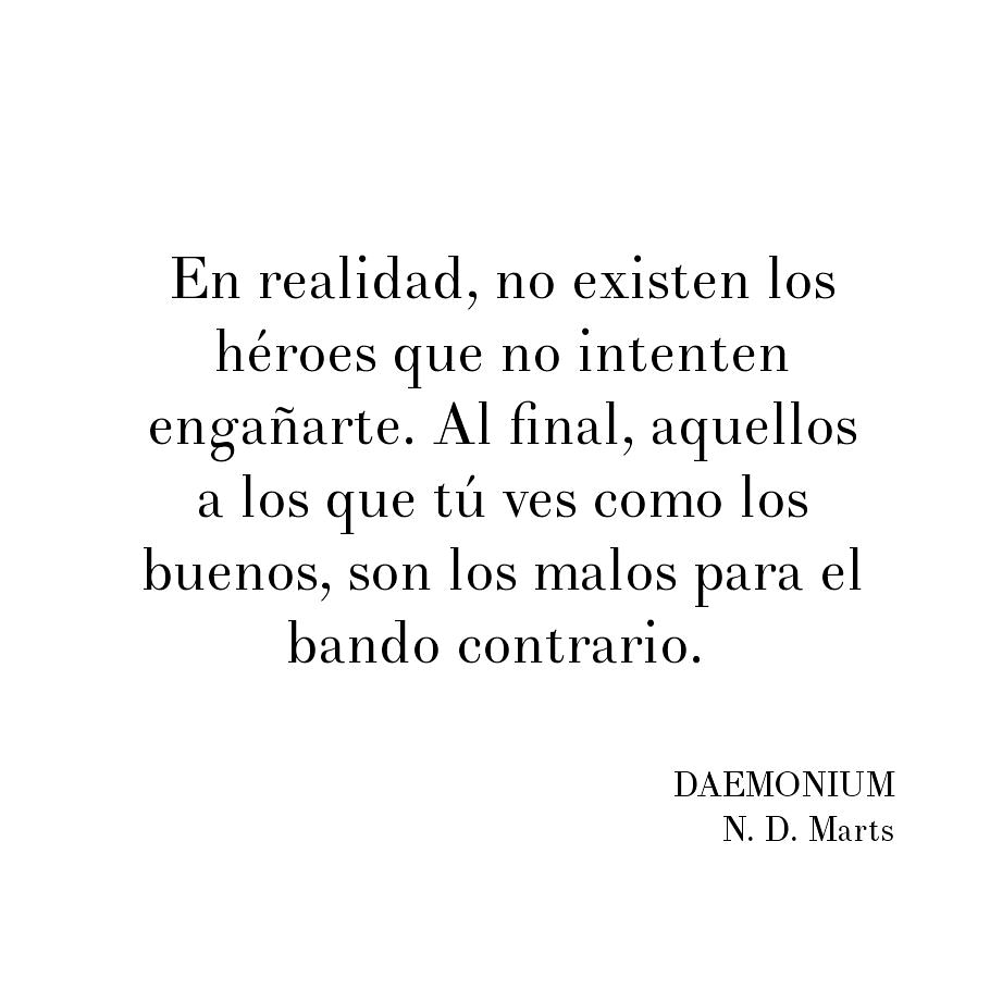 NDMarts_'s tweet photo. 𝐻𝐸𝐴𝑅 𝑇𝐻𝐸 𝐵𝐸𝐴𝑇𝑆 ⚡
Más cositas de #Daemonium para compartir... Esta es sin duda una de las reflexiones que más me gustan de todo el libro y también una de las que más me duele 💓
#quotebooks #story #scifi #juvenil #novela #author #action #novel #quotes #love #dystopian https://t.co/d1hn9lDraD