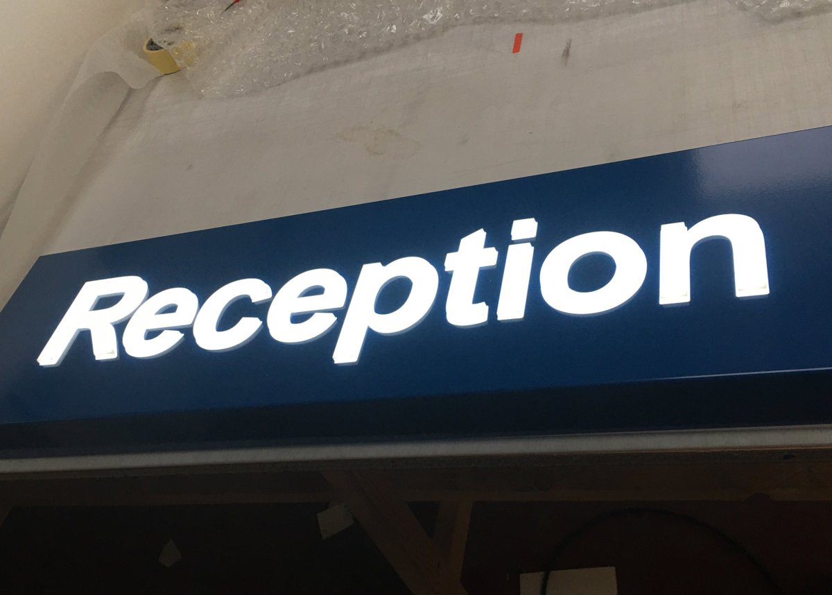 FocusSigns's tweet photo. Aluminium sign - Stencil cut and backed - 10mm opal through.  Led illumination https://t.co/exY6dX4wNt