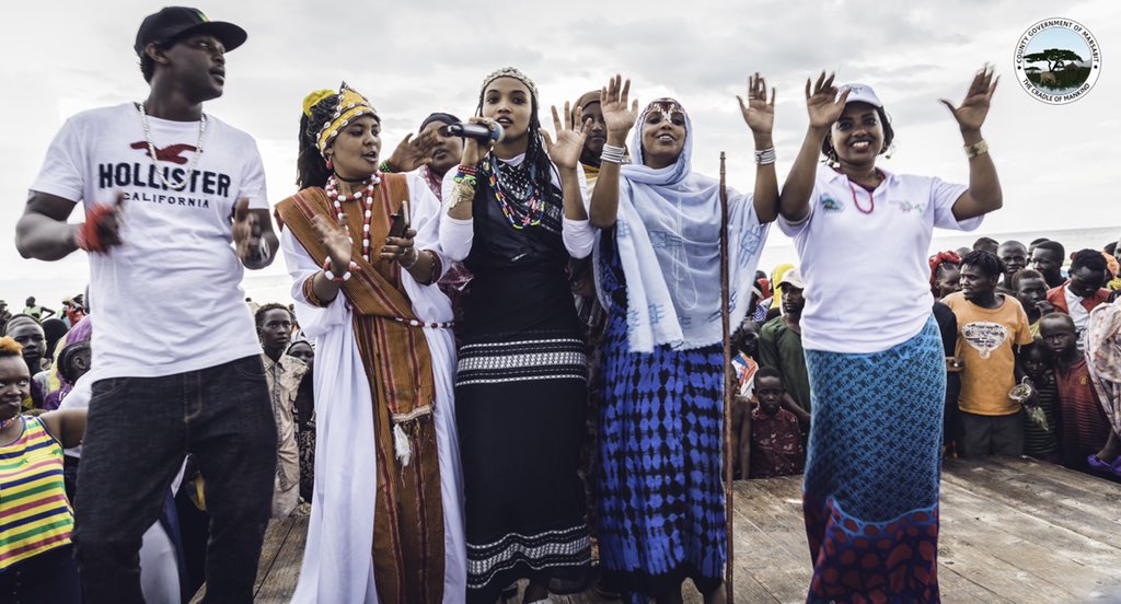 GovMohamudAli's tweet photo. The 1st day of the 12th edition of Marsabit Lake Turkana Cultural Fest #mltcf2019.It is our committed endeavour to build a Marsabit in which not only cultural&amp; linguistic diversity is conserved,but also where peaceful coexistence is promoted &amp; inter-cultural harmony is sustained https://t.co/Lfa2XLfOSF