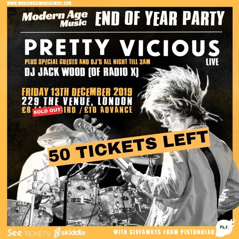 This is gonna be such a fun intimate show and we can’t wait to spend a fucking quality night with you all in London it’s gonna go OFF!! Last tickets available here :- seetickets.com/tour/modern-ag… xx