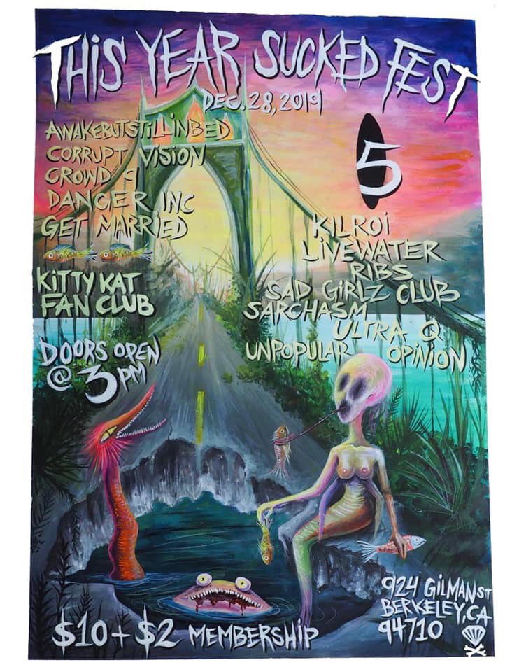 crowd9band's tweet photo. Time just can’t come soon enough! Come join us one last time at Gilman for This Year Sucked 5! https://t.co/VaeQN7k4hV