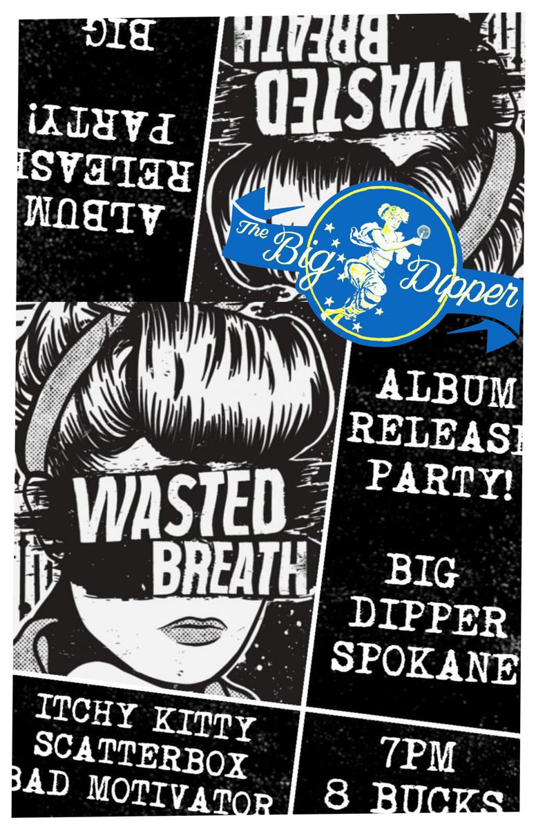 Big Dipper Events (@bigdipperevents) on Twitter photo here's something to look forward to - - @wastedbreathofficial Wasted Breath Album Release Party Jan 03! with <a href="/_Itchy_Kitty_/">Itchy Kitty</a> scatterbox and Bad Motivator here's something to look forward to - - @wastedbreathofficial Wasted Breath Album Release Party Jan 03! with <a href="/_Itchy_Kitty_/">Itchy Kitty</a> scatterbox and Bad Motivator