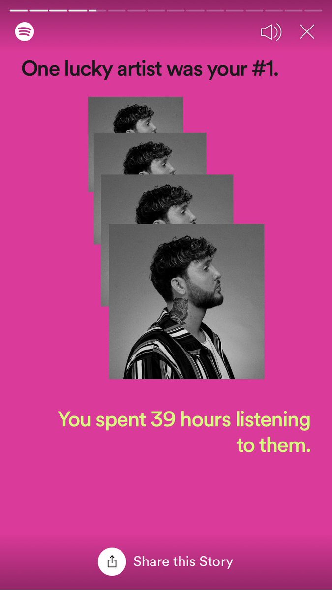 Wow... not obsessed or anything 🤦🏼‍♀️😂 <a href="/JamesArthur23/">James Arthur</a> #spotifywrapped2019