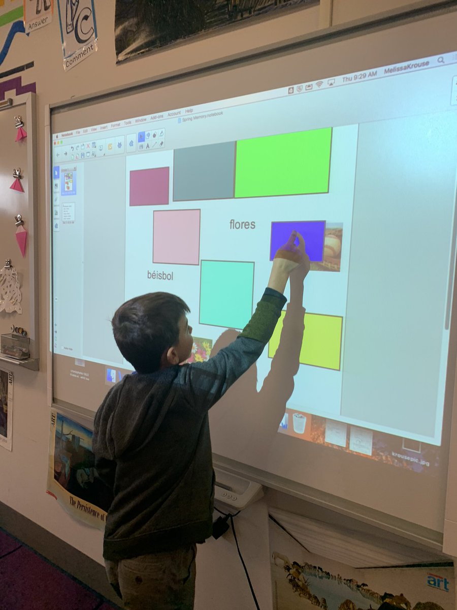 Second grade is working on the 4 seasons in Spanish. Today, they played a fun game of Memory to reinforce new vocabulary! <a href="/VanSciver_HTSD/">Van Sciver School</a> <a href="/Strawbridg_HTSD/">Strawbridge Elementary School</a> <a href="/Stoy_HTSD/">Stoy School</a> <a href="/Jennings_HTSD/">Jennings School</a> <a href="/EdisonHtsd/">Thomas A Edison Elementary School</a>