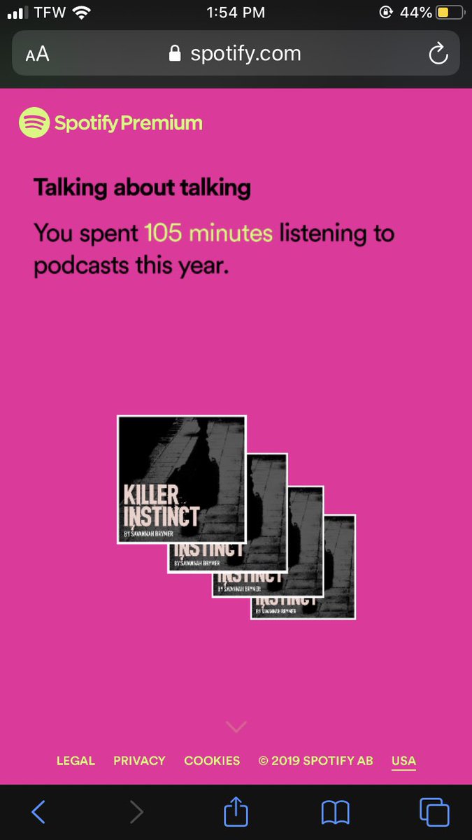 BriMacCrowley's tweet photo. literally the only podcast i listen too😂 @savannahbrymer https://t.co/0QjmYLxLsS