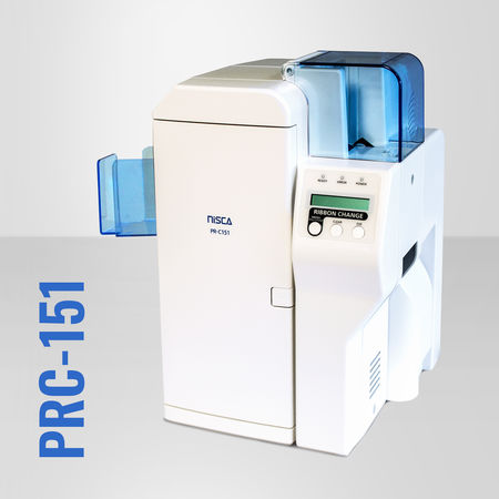 teamnisca's tweet photo. The PRC-151 is a mid-level printer offering a small footprint, 24-bit color/256-grayscale, dual-sided printing, security lamination, encoding options, and prints at the astounding speed of over 144 cards/hour! #digitalprinter #cardprinter #retransfer #badges #idcard #security https://t.co/Jt6oWLgbZx