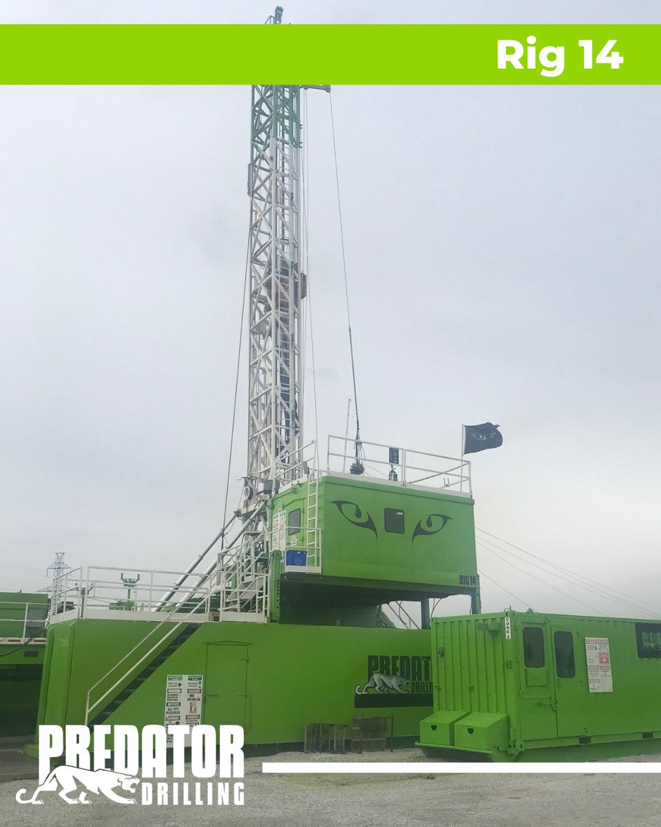 PredatorDrills's tweet photo. Predator Rig 14 drilling in Ontario. We appreciate our Roughnecks who continually work hard and delivering results. 

Photo by Rig Manager, John

#PredatorDrilling #DrillingContractor #Canada #Ontario https://t.co/3ige08yx36