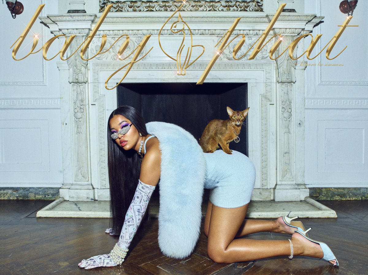 Let’s go, little kitty cat 😼 Sign up for our emails at babyphat.com to be the first to know about our new line 💎💗✨