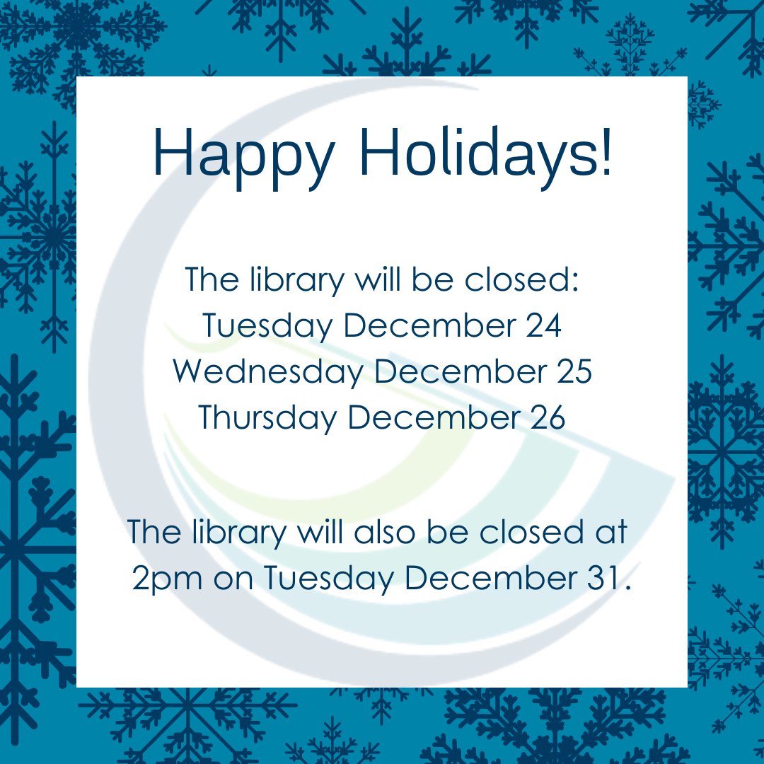 fortsasklibrary's tweet image. While we love our community and helping each and every one of you who comes in, we appreciate spending the holidays with our families too!

#HappyHolidays #LibraryClosures #FSPL #FortSask #SpendingTimeWithFamily #ThankYou #Community #Library #BeyondBooks