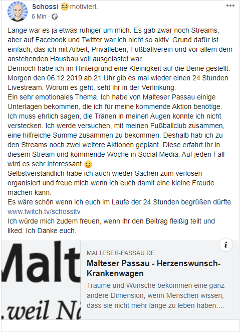 Schossi (@schossitv) on Twitter photo 