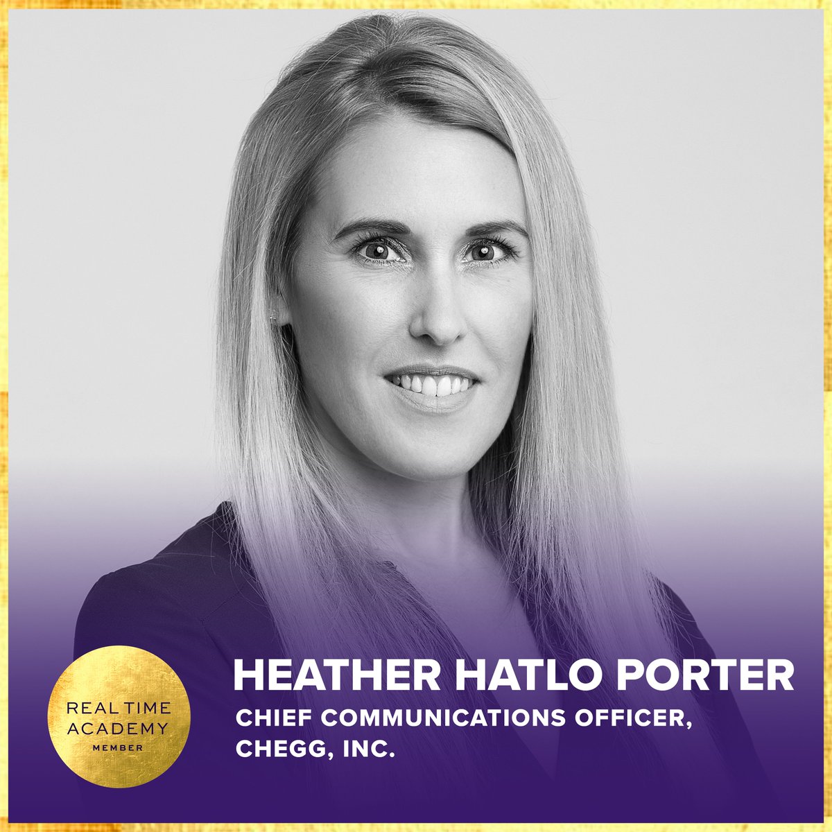 shortyawards's tweet photo. Warmest welcomes to @heatherylaine , our newest Academy member! Heather is the Chief Communications Officer at @Chegg Inc! Learn more about her here: https://t.co/SqqUJiRRiK https://t.co/JIzIYOXAQb