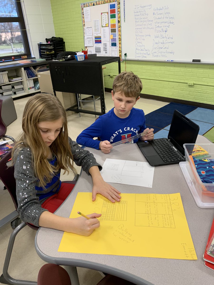 4th graders made amazing  Anti-Bullying posters during Second Step! #iginspires