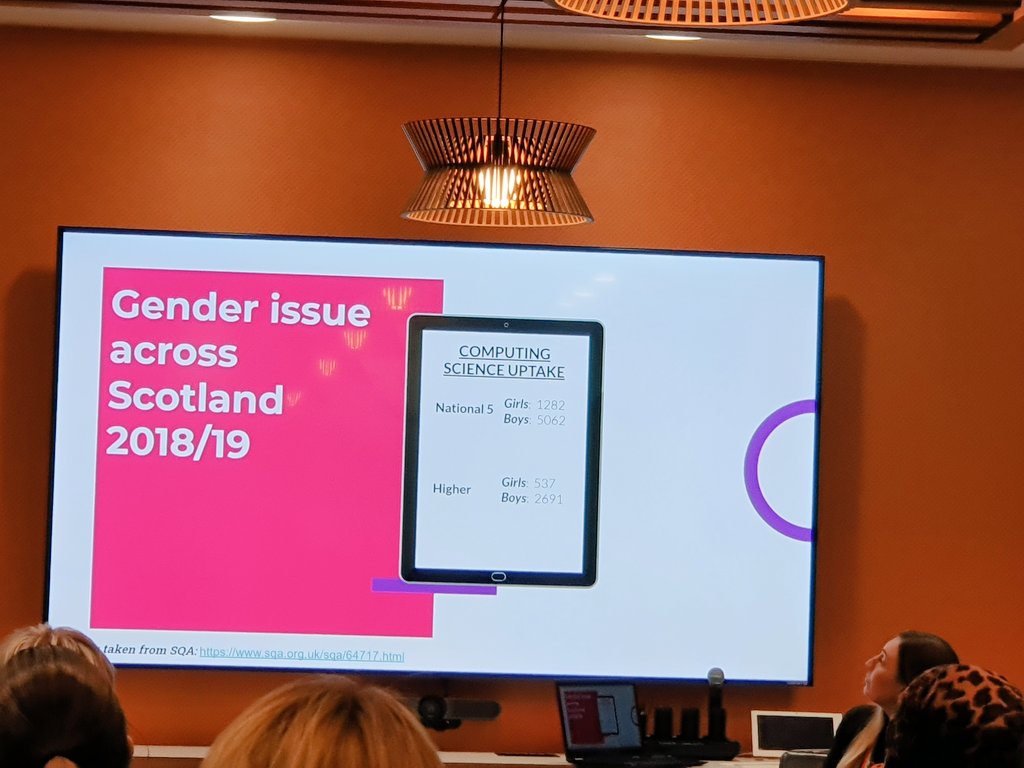 SarahKenrick's tweet photo. Shocking 547 boys vs 89 of girls across Scotland taking #AdvancedHigherComputingScience #TechSheCan #Inspirethenextgeneration #TogetherWeCanChangeTheRatio https://t.co/X0IJU6VvIT