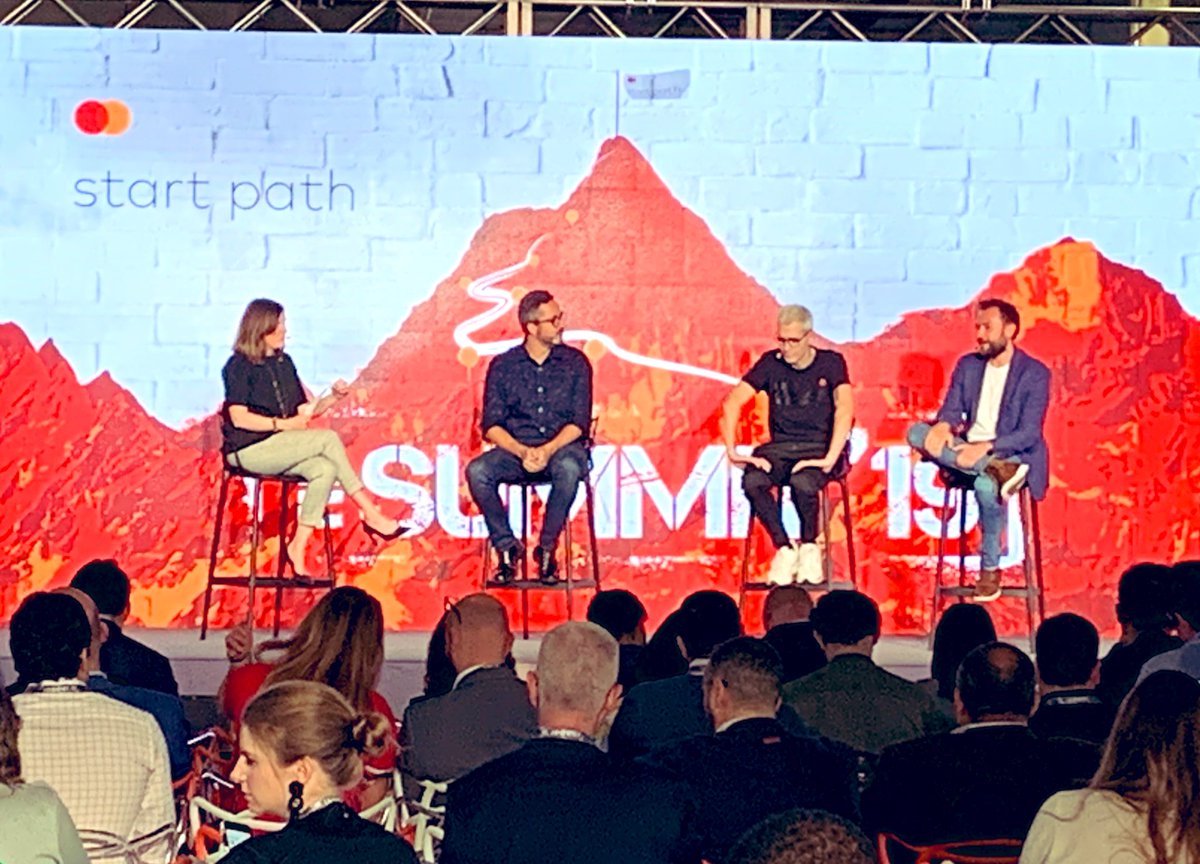 MAstartpath's tweet photo. @amisnealis takes the stage with #LatAm startups @civicobogota, #Hanzo and @IncMinka to discuss the power of #Fintech partnerships. #Startpathglobal #Mastercard https://t.co/1vOlF94HlI