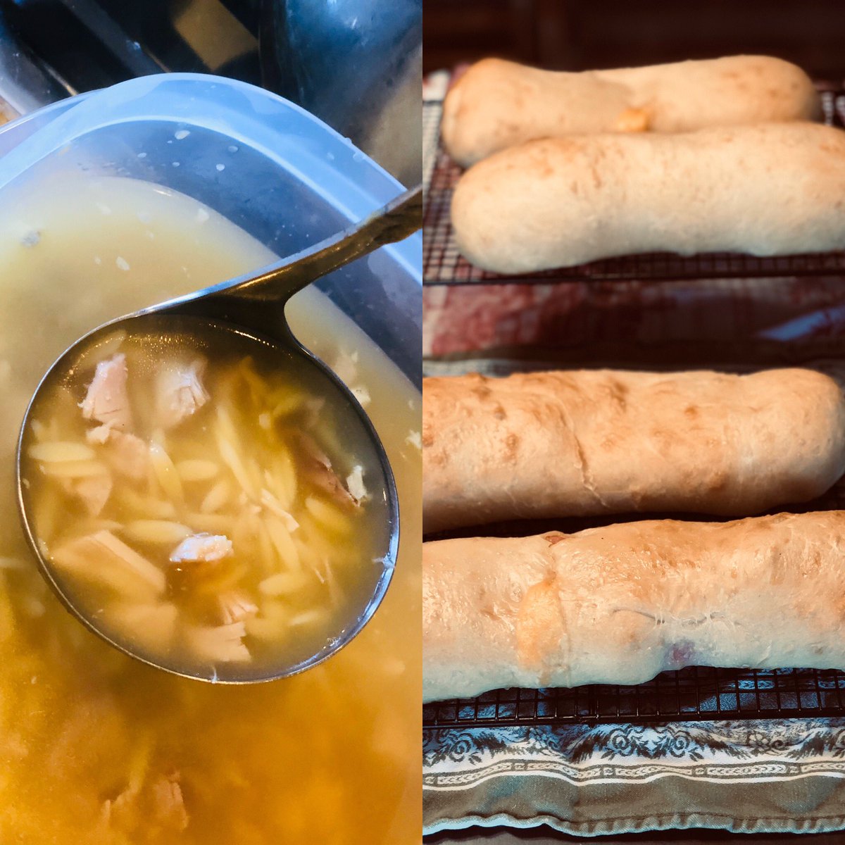 Chicken soup and ham &amp; cheese calzone for <a href="/ogiveback/">ogiveback</a> Whiz Kids! If you’d like to provide a meal, contact Operation Give Back at 513-489-2023. #givingback #neighborsinneed #giving #kidsmeals