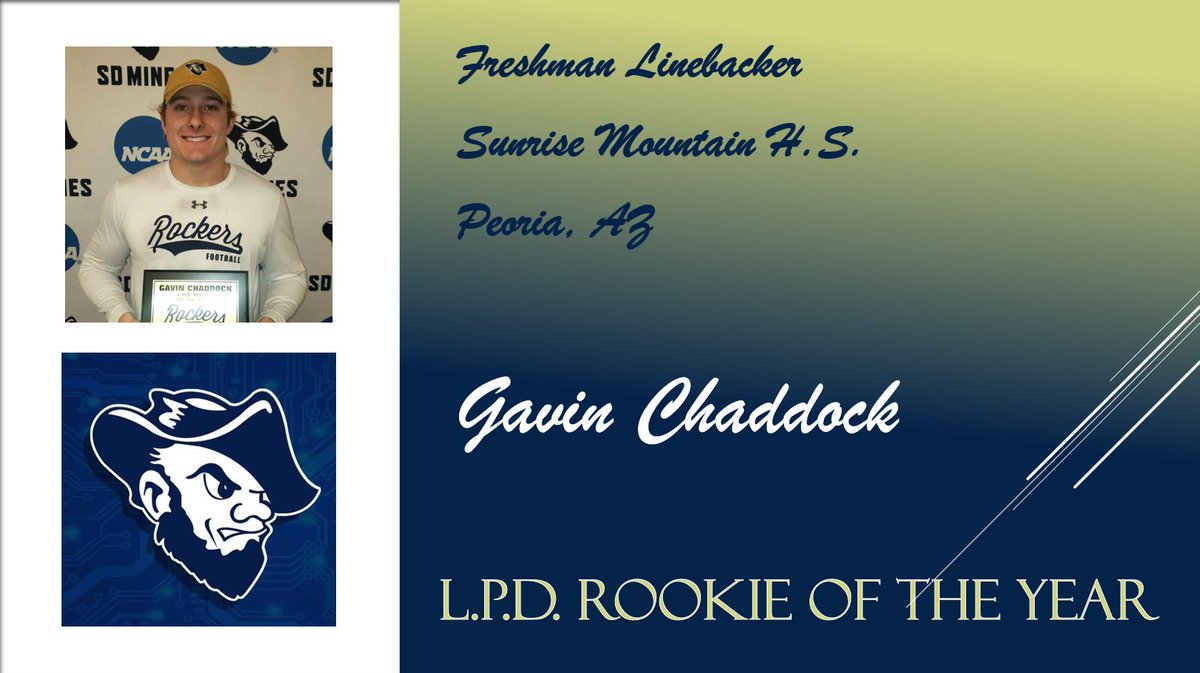 CONGRATS to Gavin on his Hardrocker Football TEAM Award! #BlueCollarGoldStandard