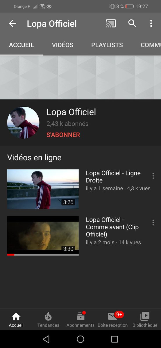 MiossecMelvin's tweet photo. il y a un mec qui se fait passer pour oim en ce moment sur yt, qui se fait de la tune (120e) sur mon dos en publiant mes clips, t'imagine le gava derrière son ecran qui salive parce que il nique le système ?
Je l'imagine trop bien carrément..
#cemondestcruel🤦‍♂️ https://t.co/QE6jfbdrrm