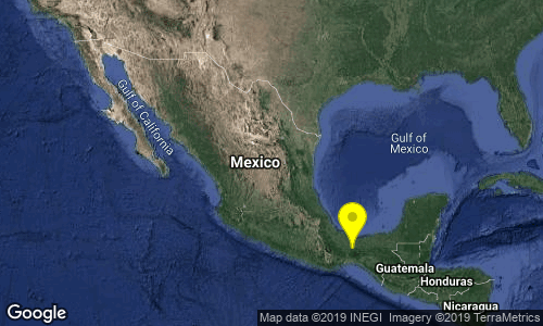 SismologicoMX's tweet photo. SISMO Magnitud 5.1 Loc  66 km al SURESTE de SAYULA DE ALEMAN, VER 05/12/19 13:01:14 Lat 17.37 Lon -94.65 Pf 138 km https://t.co/OTHMekf3rw
