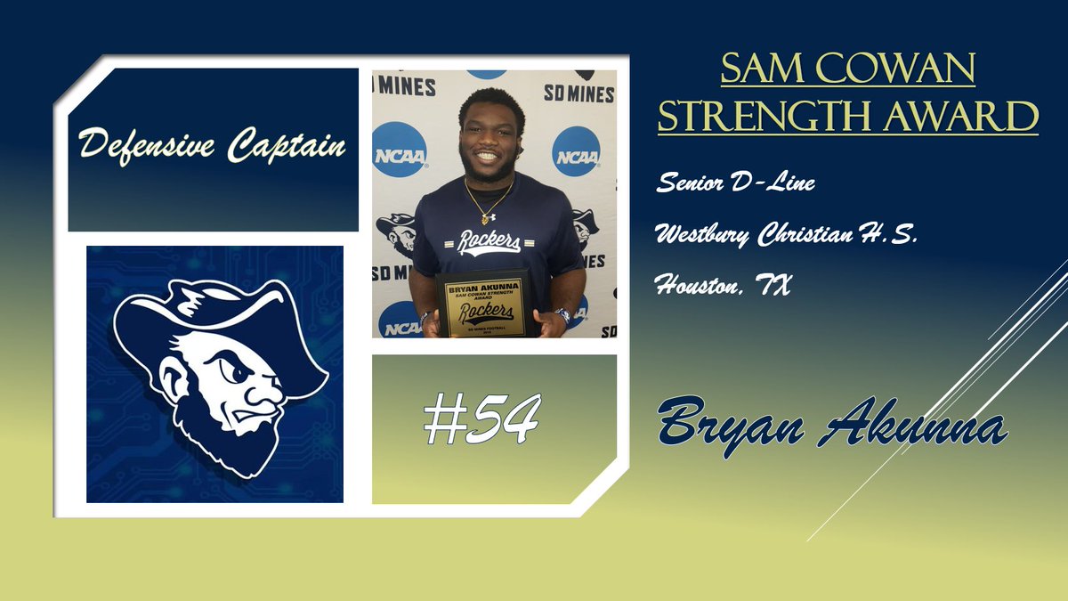 CONGRATS to Bryan on his Hardrocker Football TEAM Award! #BlueCollarGoldStandard
