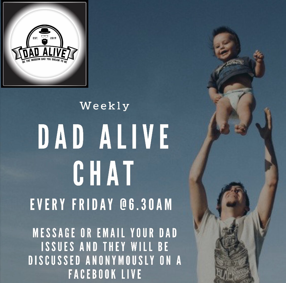 dadalivecoach's tweet image. Tomorrow morning I’ll be talking about being the role model for your child and developing a higher level of achievement for both you and your child. 

Visit us on Facebook at @thedadalive to watch our live video. 

#dads #dadalive #weeklychat #dadissues