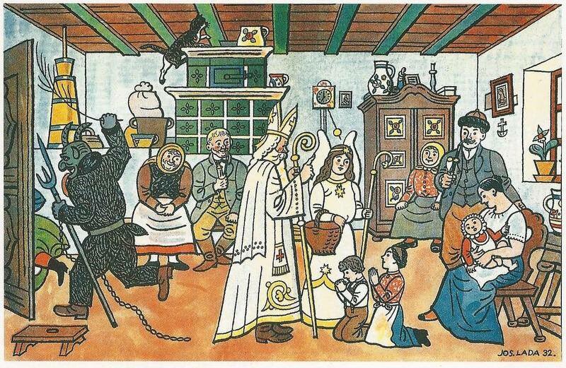 czechcookbook's tweet photo. Today in the Czech Republic is a special day. Mikuláš (Saint Nicolas), angel and devil are visiting homes with children. Children say a poem or sing a song. They get asked if they were good all year and get rewarded with sweets. 😊 https://t.co/RGiELoW2J8