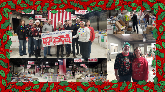 IAInterviewers's tweet photo. A very merry thank you is in order to everyone who volunteered with the #IAIMidwestChapter at #ToysForTots last night! Spreading joy and kindness throughout the community is an essential during the holiday season. #IAI #WZ #TJX #Verizon #Controltek https://t.co/PC0uyrCnqV