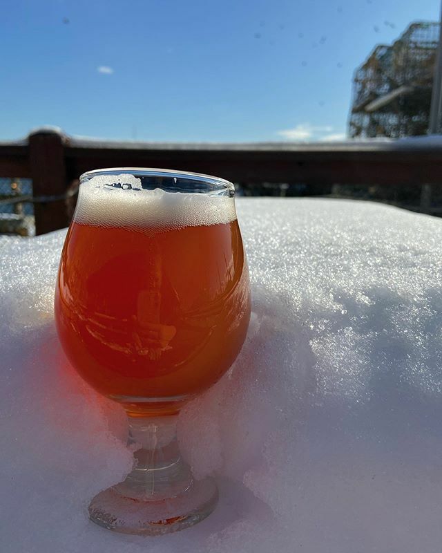 Sippin' our new raspberry sour our on the deck with this sun makes you feel like there is no snow😂❄️ ift.tt/2DRriTH