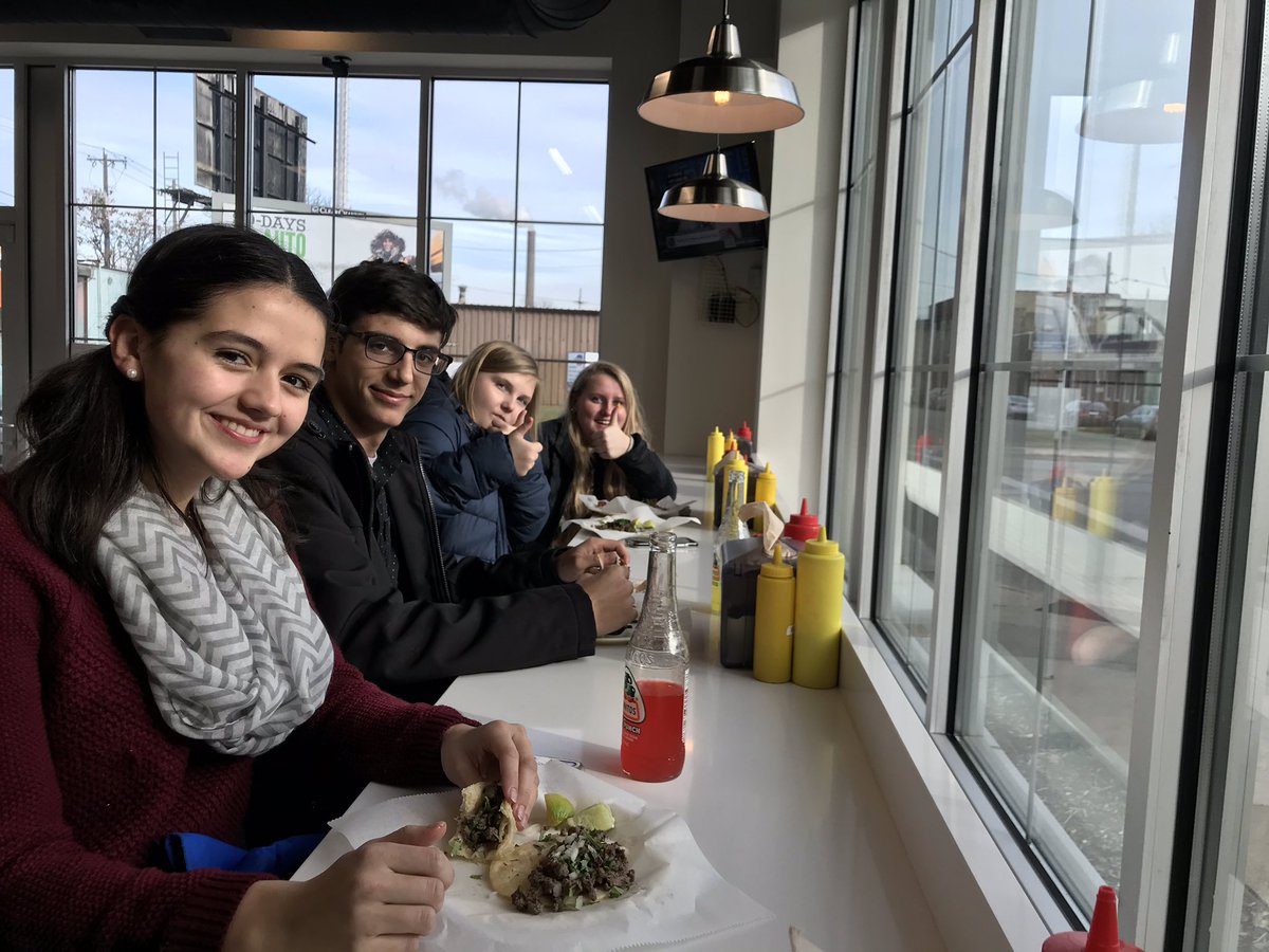 Such a great afternoon in Milwaukee with the HSB Economics students! We were able to learn about and tour <a href="/thehivemke/">THE HIVE OFFICES</a>, meet with graphic designers, and my personal favorite; a stop for lunch at <a href="/laughingtacomke/">The Laughing Taco</a>! #OconPride