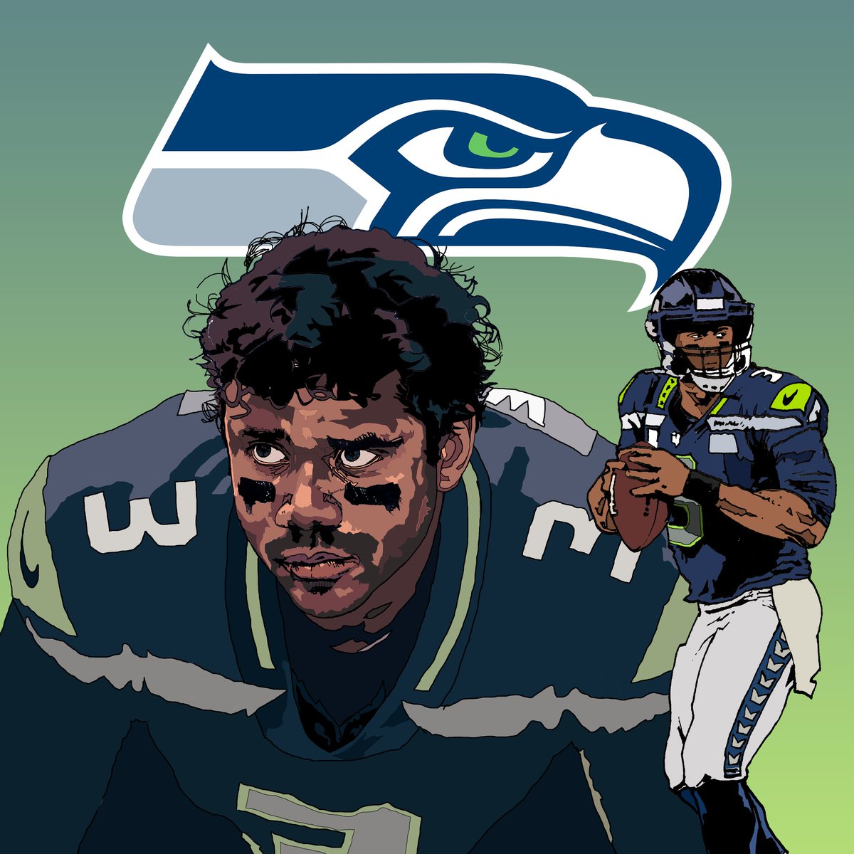 Russell Wilson Dimensions & Drawings