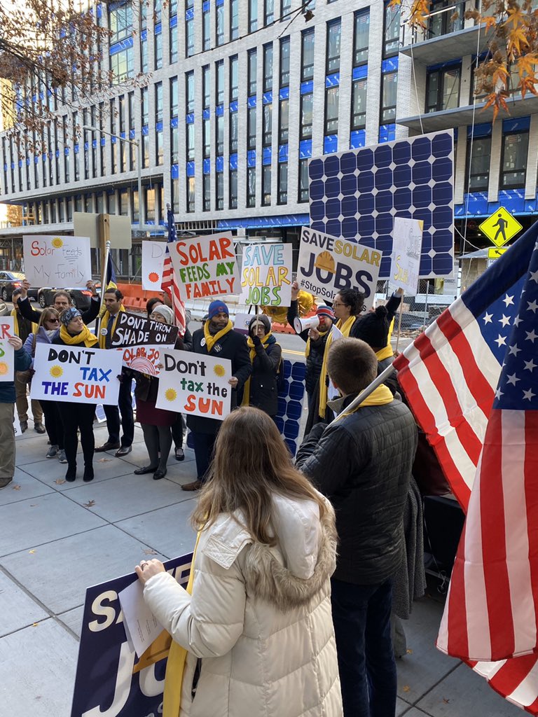 RECGroupMedia's tweet image. #Stopsolartariffs and #savesolarjobs!