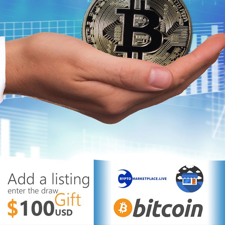 Every time you post a listing on cryptomarketplace.live you go into the drew to win $100 of #bitcoin sign up and join the #freetrade revolution #Crypto #openmarketplace #altcoin #Blockchain #winbitcoin #freebitcoin