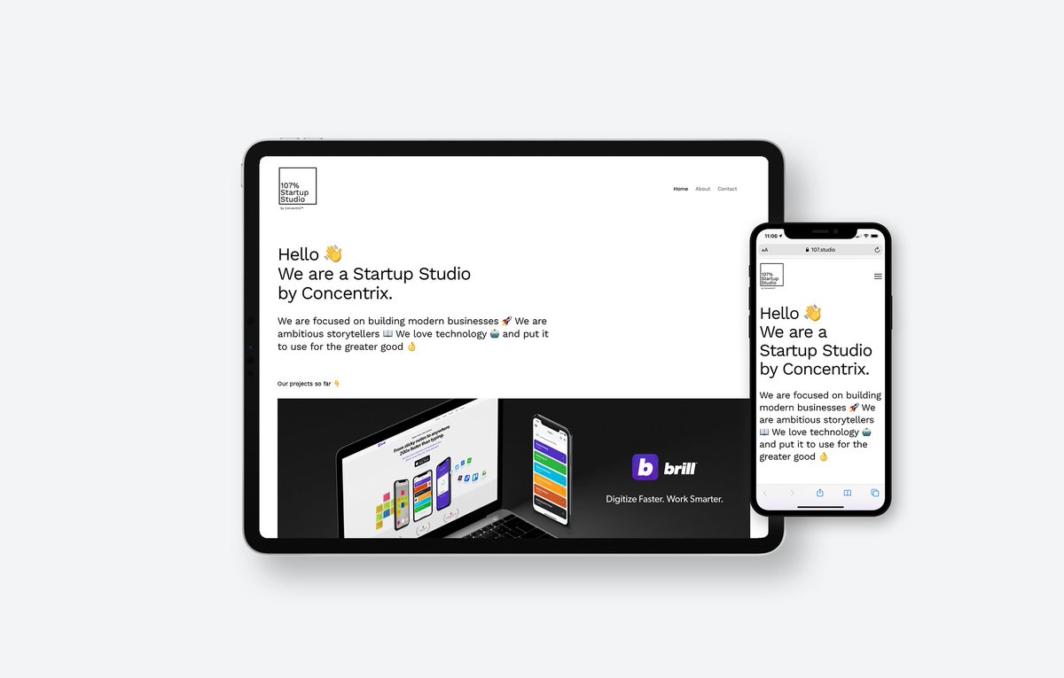 107pct's tweet photo. Nice to meet you all! 👋 We are here: https://t.co/me82CCqfFM and you can get in touch with us at 📧 hello@107.studio https://t.co/gaShynEZGm