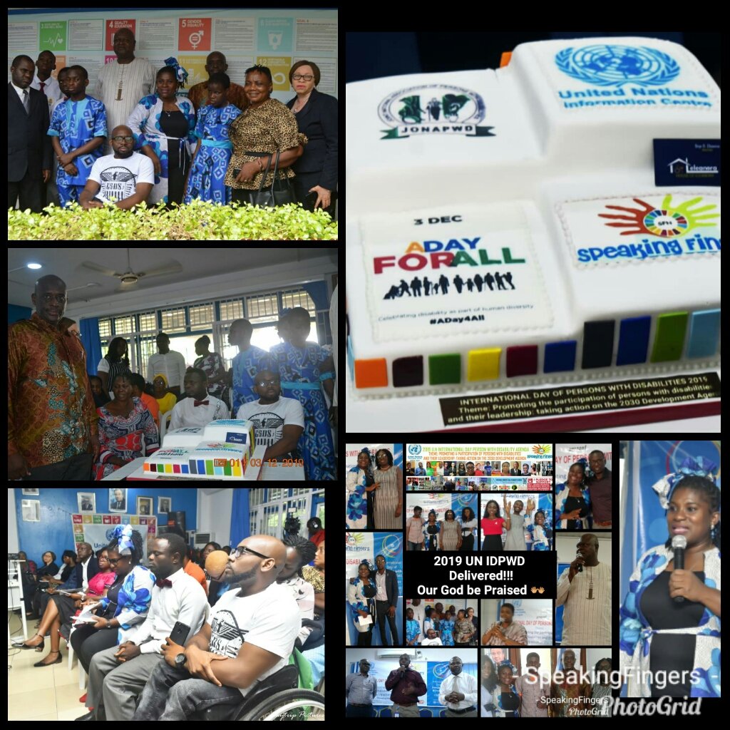 MdamCASH's tweet photo. #IDPWD2019 Delivered #LeaveNoOneBehind #SDGs #Agenda2030 https://t.co/x0Mcd1D24W