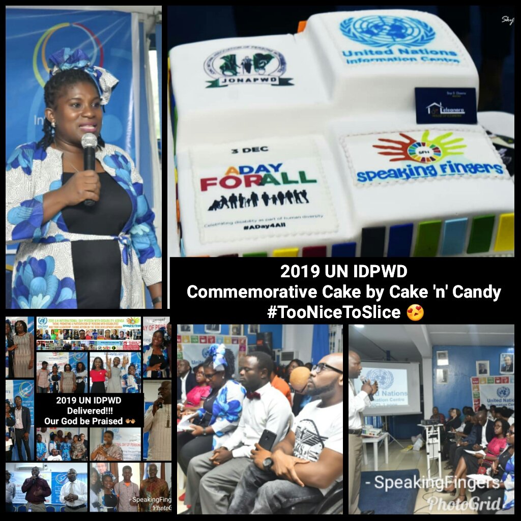 MdamCASH's tweet photo. #IDPWD2019 Delivered #LeaveNoOneBehind #SDGs #Agenda2030 https://t.co/x0Mcd1D24W