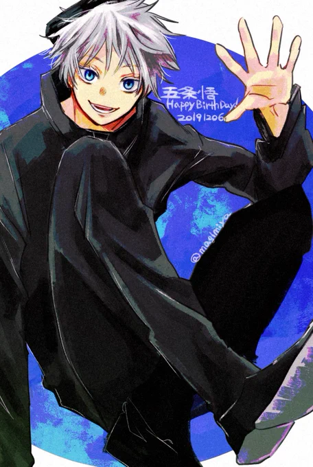 #五条悟誕生祭2019
おめでと〜〜〜ございます!!!!!!生徒に囲まれてワイワイやってください……人に、人に囲まれてください……… 