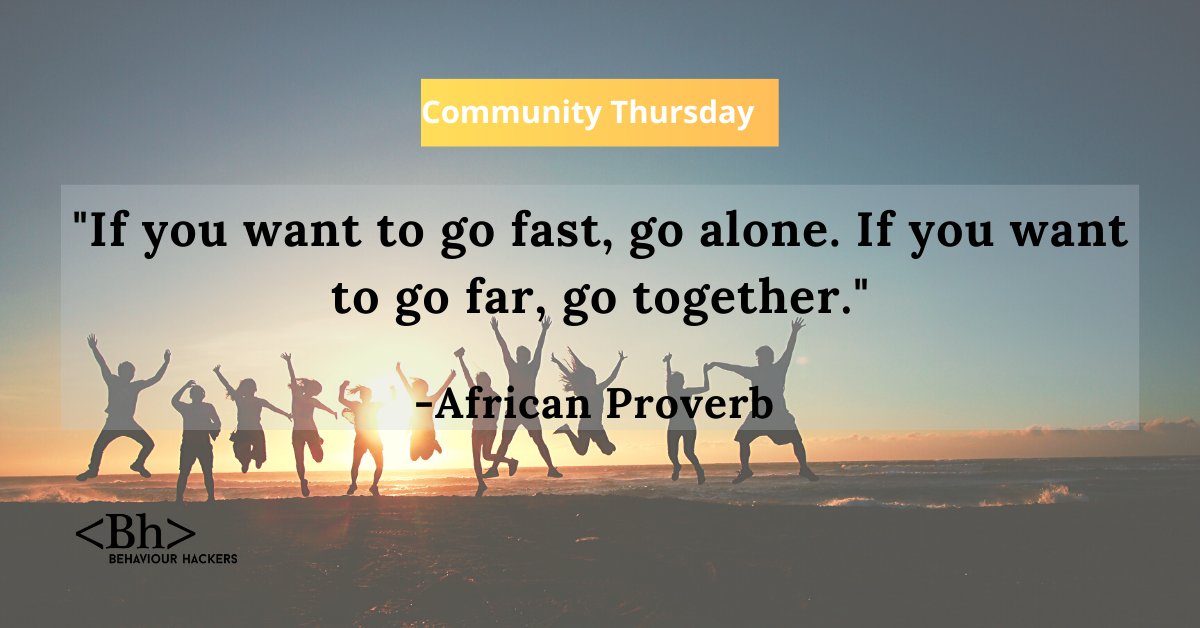 BehaviourHacker's tweet photo. The power of #Community #Inclusion #Colaboration ☺️
#BehaviourHackers #CommunityThursday https://t.co/AjvtEd9CNI