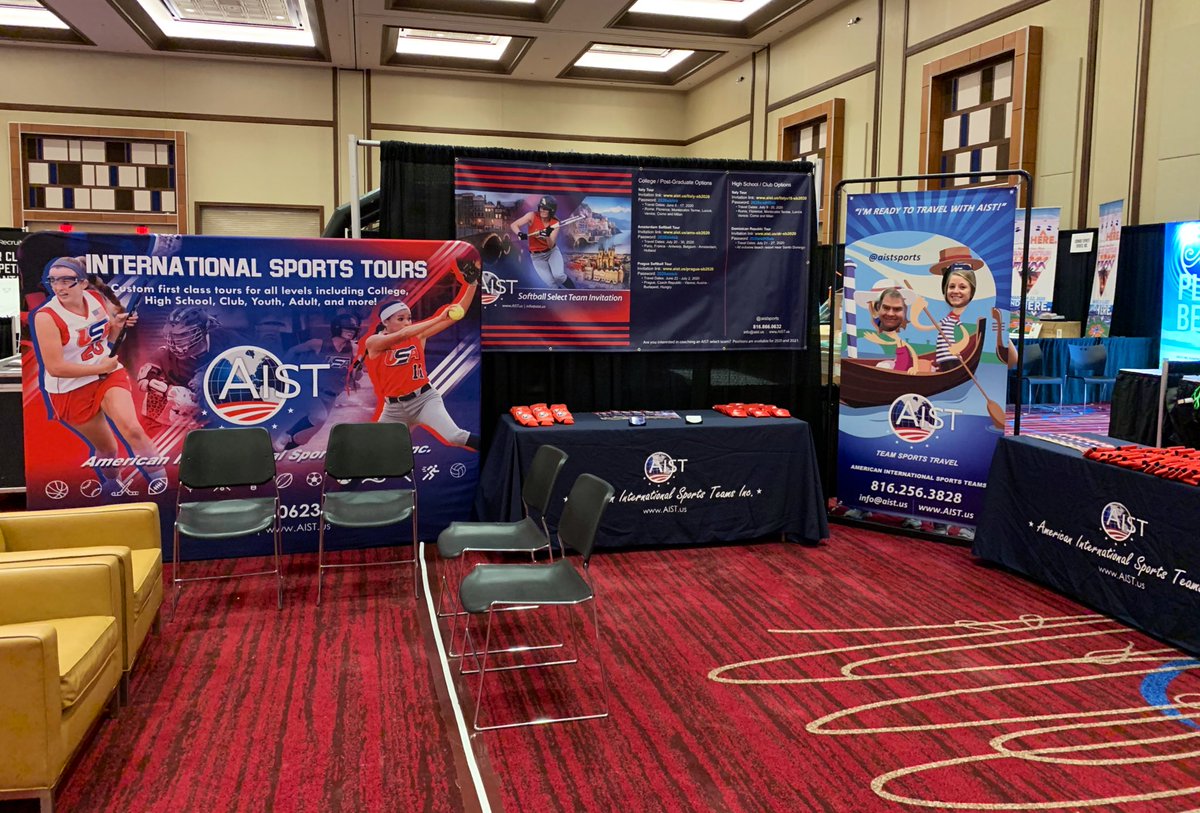 aistsports's tweet photo. Softball Coaches‼️ Come stop by booth #619 &amp; #718 at NFCA Convention today and tomorrow! #NFCA2019 https://t.co/pHQ3AE52Fv