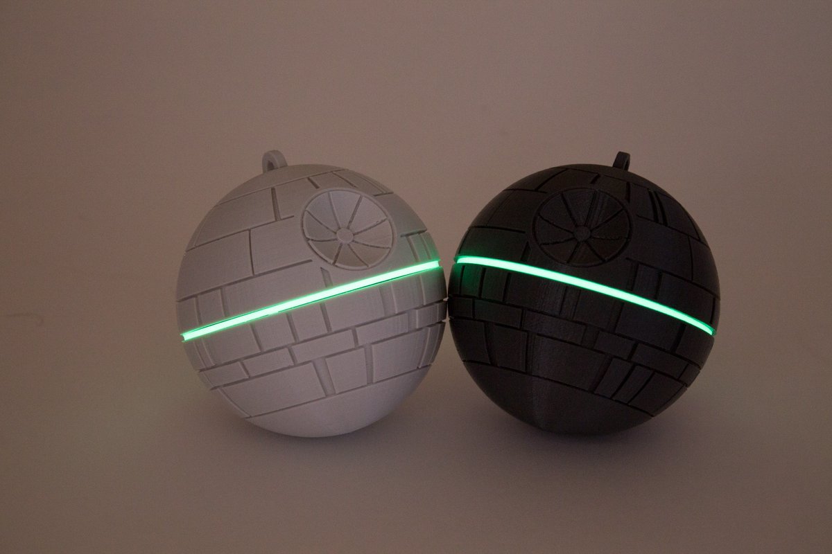 ColorFabb's tweet photo. That’s not a moon, it’s a... #Christmas ornament! There are two certainties this month: Christmas and #StarWars We celebrate both with our Death Star ornaments, made with #nGen and #glowFill #3Dprinting filaments!
https://t.co/CU30h3RJ4c
Design by Galen Erso https://t.co/k5n6kc4FEP