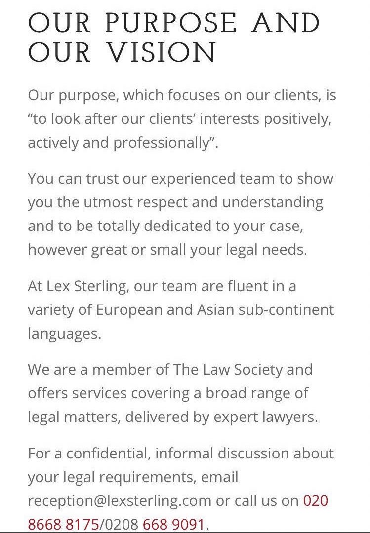 Want a flavour of Lex Sterling? 

Look no further than this here! ❤️

#croydon #southlondon #solicitors #purley