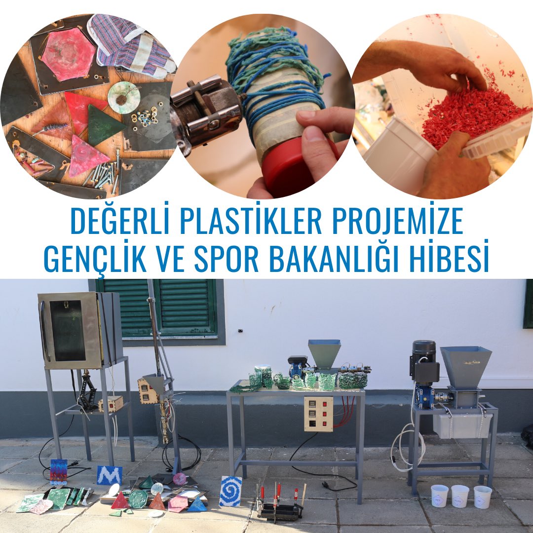 iaslicakmak's tweet image. Gençlik projeleri destek programından #değerliplastikler projemize 18000TL hibe! Türkiye’nin ilk bireysel ve halka açık plastik dönüşüm merkezi için çalışmalara başlıyoruz.🎉 #maltepemakers #preciousplastic