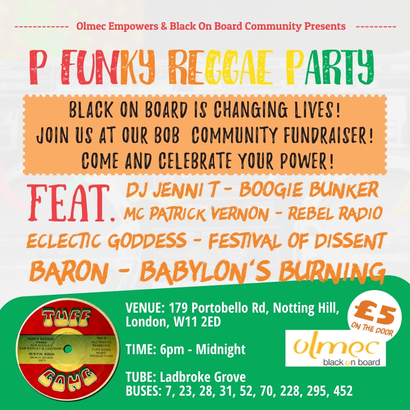 OlmecEmpComm's tweet photo. EVENT ALERT!!! Come and celebrate with us on Saturday 14th December 2019! We are fundraising for our #BlackOnBoardCommunity to help change lives! See you there!! #funkyreggaeparty @TheDukeW11 

https://t.co/49raKNcjzo 🙌🏽🙌🏽🙌🏽 https://t.co/JXaMx6b5fG