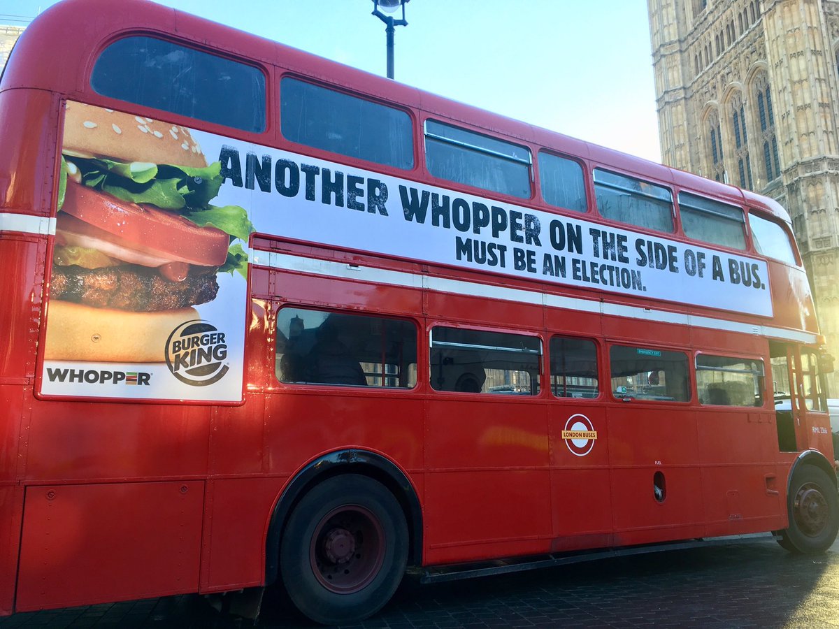 KBGreyhoundlady's tweet photo. @BorisJohnson Owned by Burger King https://t.co/nVUYhRGxQc