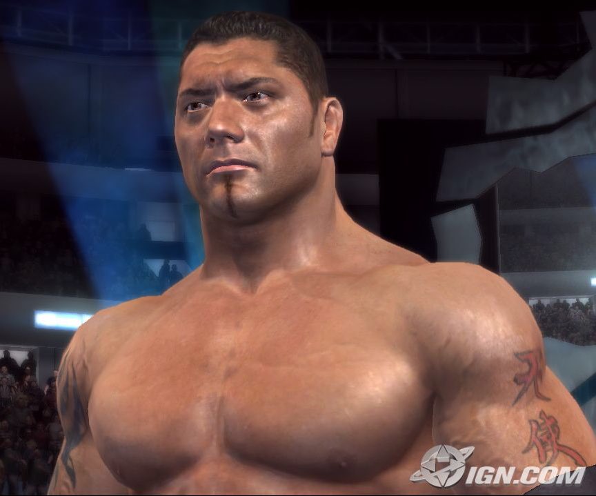 YWCMessiah's tweet photo. @WWEgames @DaveBautista @DanaBrookeWWE Just look at the difference in graphics compared to Smackdown vs Raw 2007 🤣🤣 #WWE2K20 https://t.co/vzaZZVQf5Q